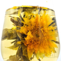 Чай вязаный "Бархатное солнце" цветочная жемчужина 8г ядрышко