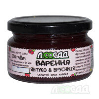 Варення Яблуко - Брусниця 250г Варення Яблуко - Брусниця 250г